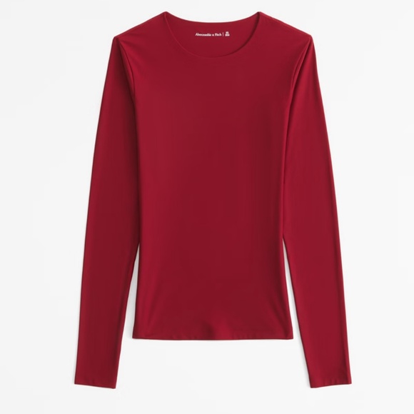 Abercrombie Soft Matte Seamless Tuckable Long-Sleeve Top - Picture 1 of 3